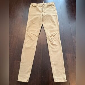 American Eagle Outfitters Beige Stretch Jeans